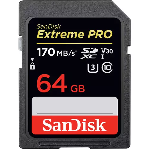 SanDisk Extreme PRO 64GB SDXC UHS-I Memory Card-gallery-1
