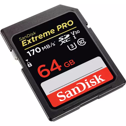 SanDisk Extreme PRO 64GB SDXC UHS-I Memory Card
