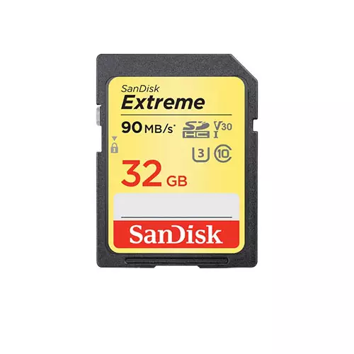 SanDisk 32GB Extreme UHS-I SDHC Memory Card