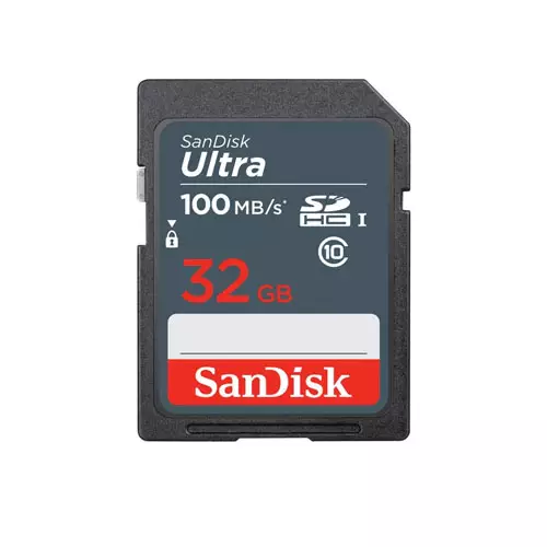 SanDisk 32GB Ultra SDHC UHS-I Memory Card