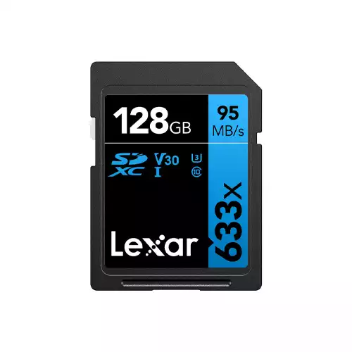 LEXAR 128GB PROFESSIONAL 633X UHS-I SDHC MEMORY CARD