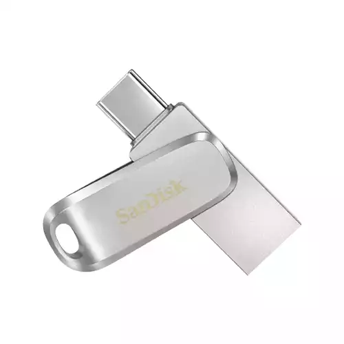 SANDISK ULTRA DUAL DRIVE LUXE 64GB USB TYPE-C PEN DRIVE