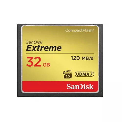 SANDISK EXTREME 32GB COMPACT FLASH MEMORY CARD