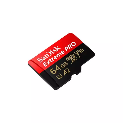 SANDISK EXTREME PRO SQXCY 64GB MICROSDXC MEMORY CARD