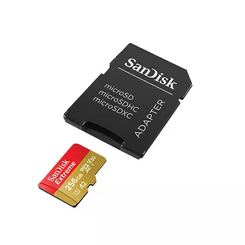 SANDISK EXTREME 256GB 190MBPS MICROSDXC UHS-I MEMORY CARD-gallery-1