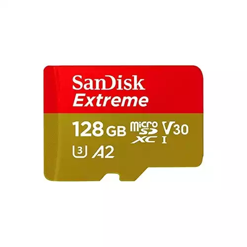 SanDisk Extreme 128GB 190mbps microSDXC UHS-I Memory Card