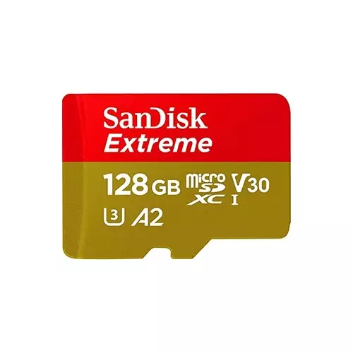 SanDisk Extreme 128GB 190mbps microSDXC UHS-I Memory Card