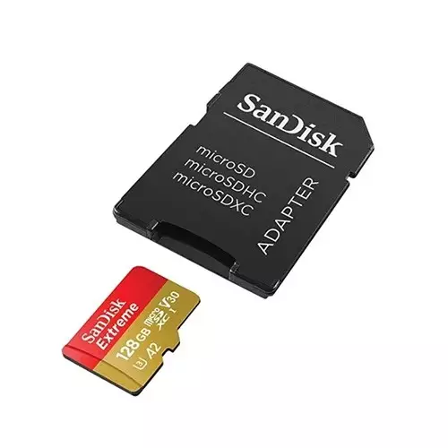 SanDisk Extreme 128GB 190mbps microSDXC UHS-I Memory Card-gallery-1