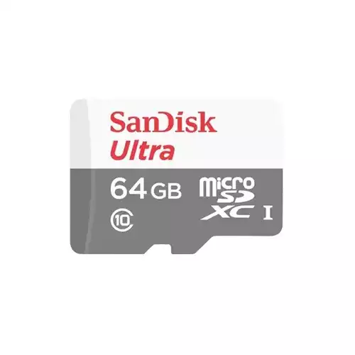 SanDisk Ultra 64GB Class-10 100mbps Micro SDXC UHS-I Memory Card