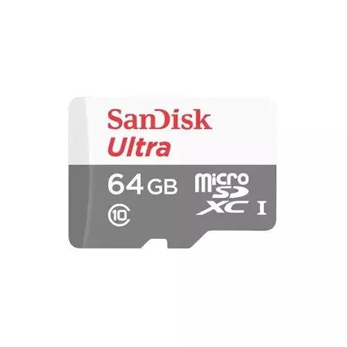 SanDisk Ultra 64GB Class-10 100mbps Micro SDXC UHS-I Memory Card