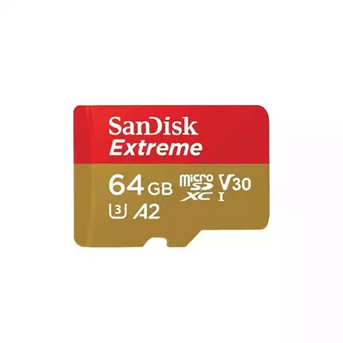 SanDisk Extreme 64GB 190mbps microSDXC UHS-I Memory Card