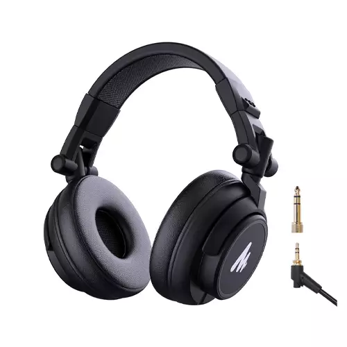 Maono AU-MH601 50mm DJ Studio Monitor Headphone