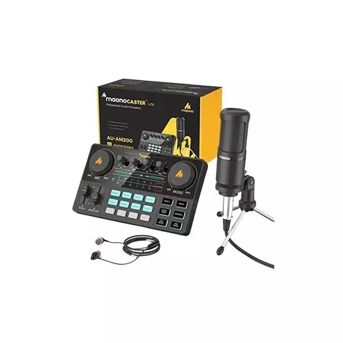 Maono Au-am200-s1 Maonocaster Lite Portable All-in-one Podcast Production Studio-gallery-2