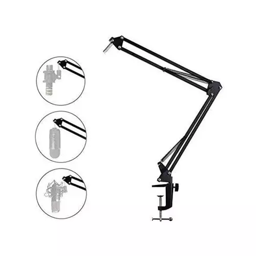 MAONO B01 Microphone Suspension Boom Scissor Arm Stand-gallery-1
