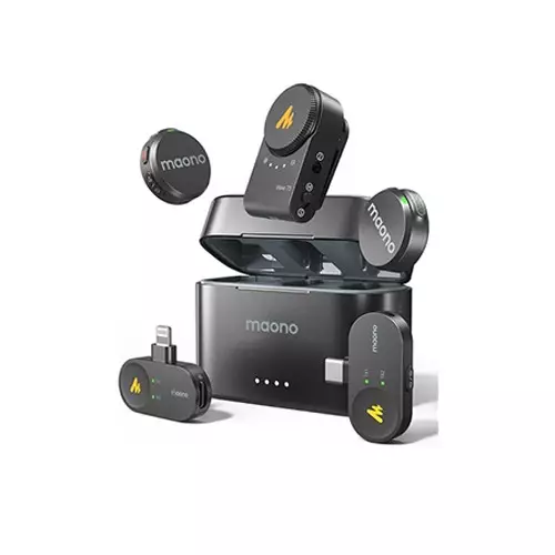 Maono Wave T5 Wireless Lavalier Microphone Combo Edition