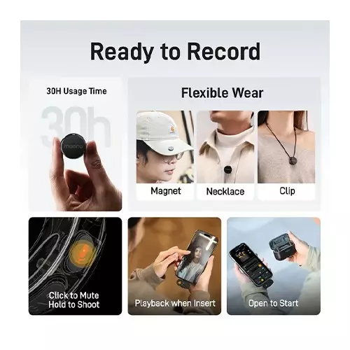 Maono Wave T5 Wireless Lavalier Microphone Combo Edition-gallery-3