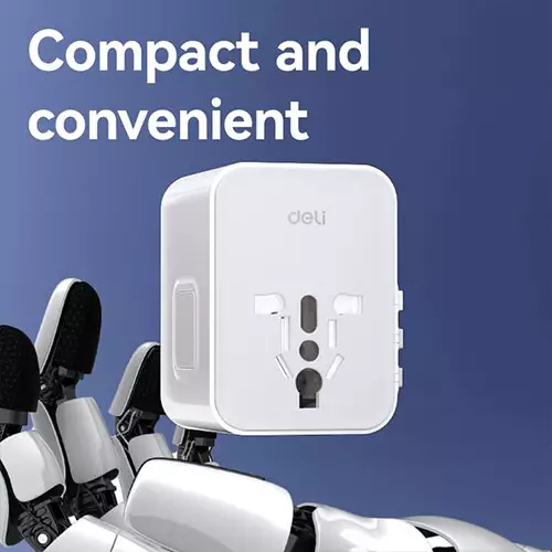 Deli ET767 45W Universal Travel Adapter - 4