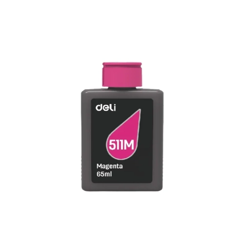 Deli 511M D511W & D516W Magenta Ink Bottle