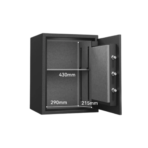 Deli ET600 Fireproof Digital Safe Box - 4