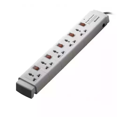 Huntkey PZC504 5 Ports 3 Line Surge Protection Power Strip