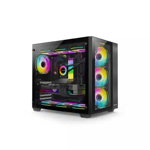 HuntKey S980 Tornado Mid-Tower ATX Gaming Case