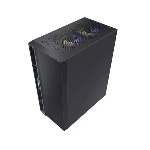 Huntkey GS450S ATX Gaming Case Black-gallery-3