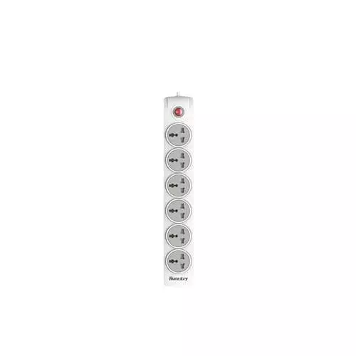 Huntkey SZN601 6 Port Copper Bar Universal Power Strip - 1