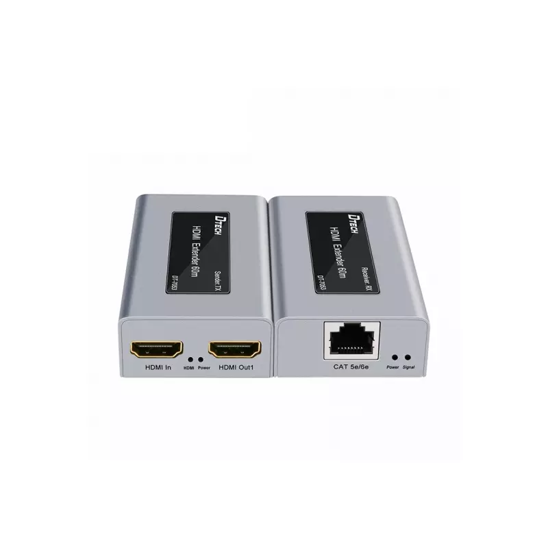 DTECH DT-7053 HDMI SINGLE CAT5E/6 60M EXTENDER - 0