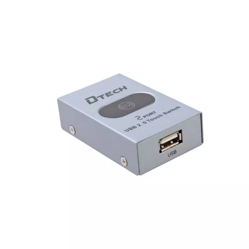 DTECH DT-8321 USB Manual Sharing Printing 2 Ports Switcher