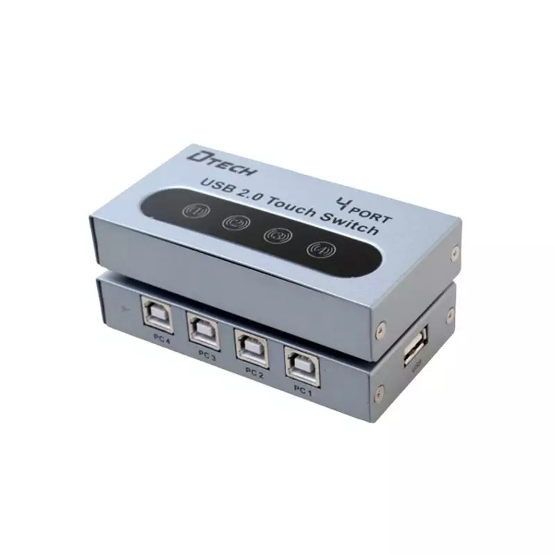 DTECH DT-8341 USB Manual Sharing Printing 4 Ports Switcher