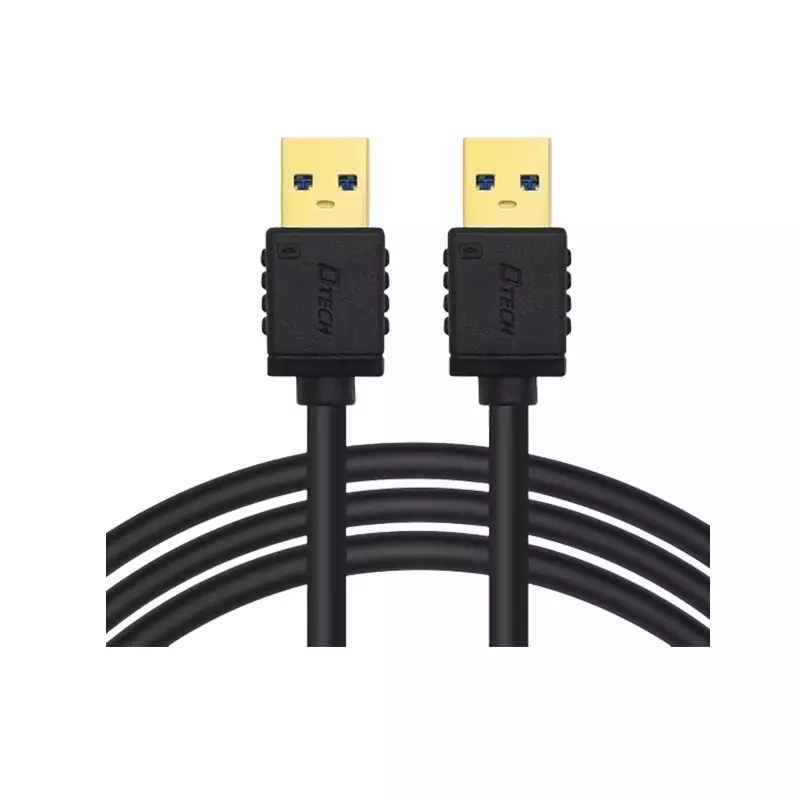 DTech 3 ft USB 3.0 Type A Data Cord (Black)