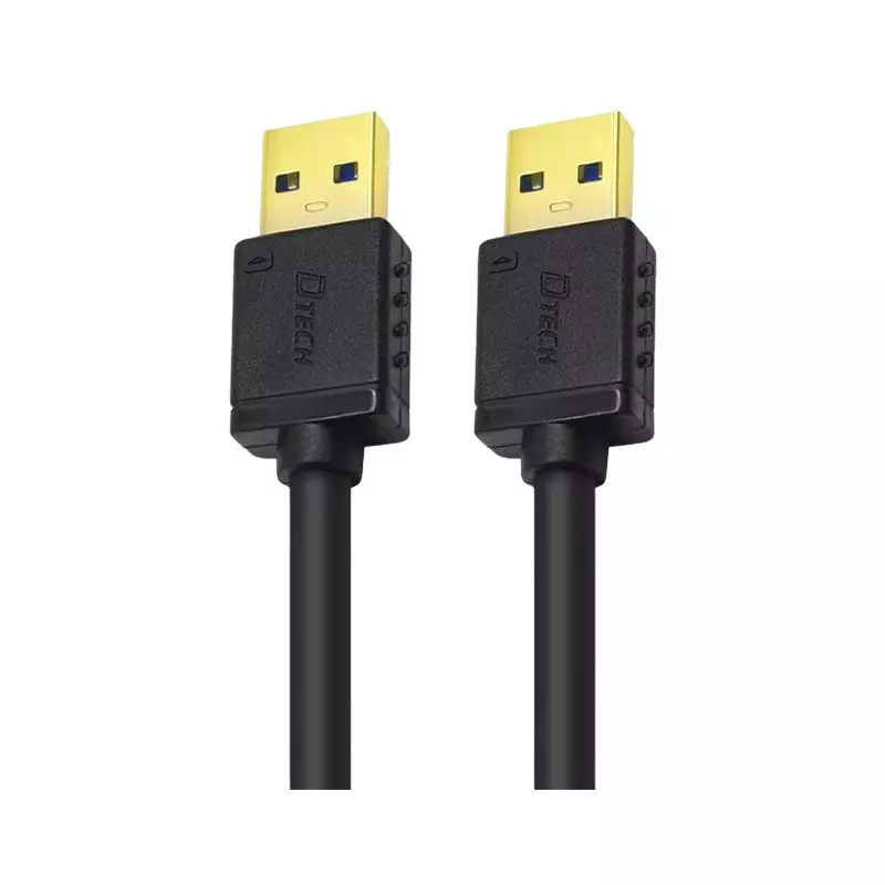 DTech 3 ft USB 3.0 Type A Data Cord (Black)-gallery-1