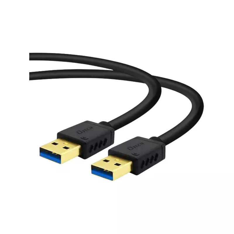 DTech 3 ft USB 3.0 Type A Data Cord (Black)-gallery-3