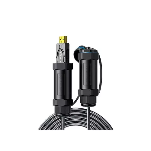 Dtech 8k HDMI To HDMI Armor Fiber Optic Cable With Waterproof Shell