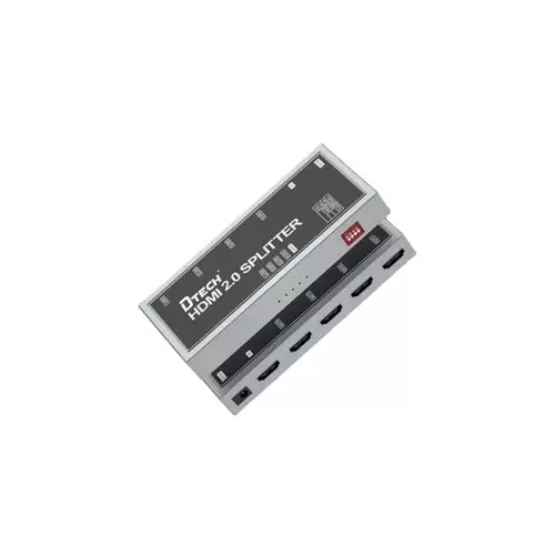 Dtech DT 7214 4K HDMI Splitter (Silver)
