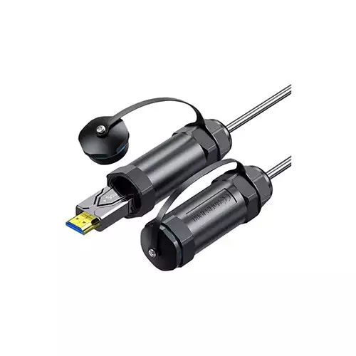 Dtech DT-HF8005KF 8K 5-Meter Optical Fiber Male to Male HDMI Cable with Waterproof Shell-1