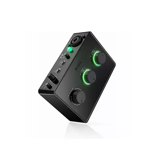 FIFINE Ampli 1 48V Phantom Power & 50dB Gain USB Audio Interface-gallery-1