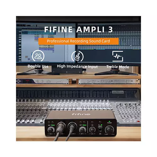 FIFINE AmpliTank Ampli 3 XLR USB Audio Interface-gallery-1