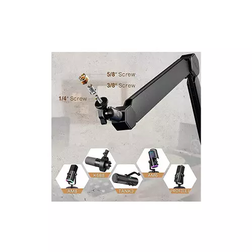 FIFINE BM66 Microphone Boom Arm Stand - 2