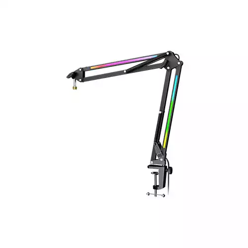 FIFINE AmpliGame BM38 RGB Microphone Boom Arm