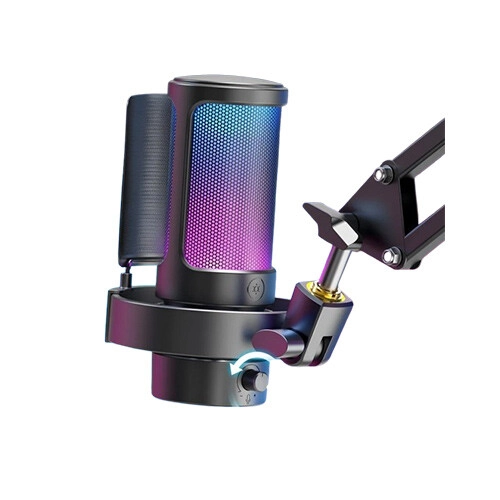 FIFINE AMPLIGAME A8 RGB USB Mic Dynaamic Microphone (Black) - 2
