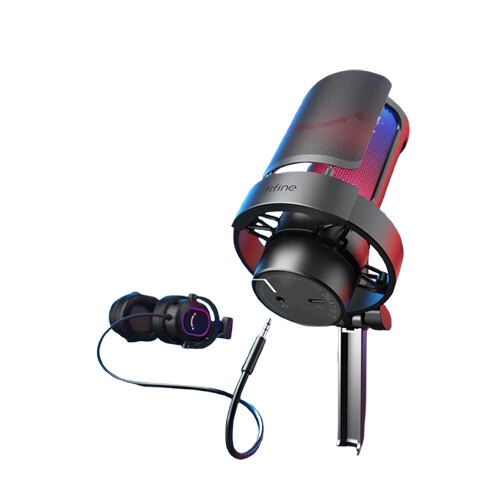 FIFINE AMPLIGAME A8 RGB USB Mic Dynaamic Microphone (Black) - 3