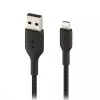 Belkin CAA002BT1MWH BOOST CHARGE Braided Lightning to USB-A iPhone Charging Cable-1