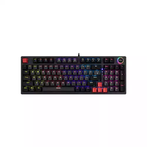 Jedel Gaming KL-114 Mechanical Keyboard With Bangla Layout (Red Switch)