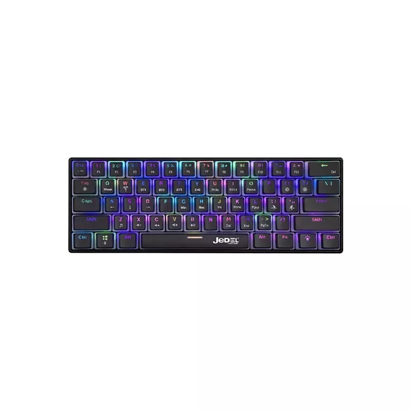 JEDEL KL125 RGB Pudding Keycap Mechanical Gaming Keyboard
