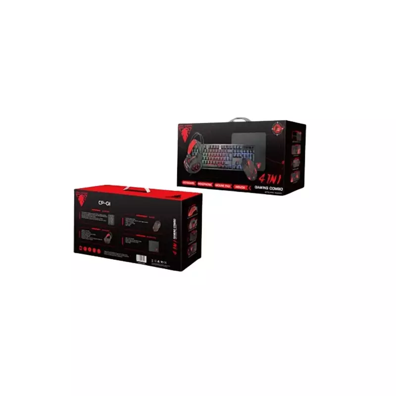 Jedel CP-01 Mouse Keyboard Mousepad & Headset Gaming Combo - 1