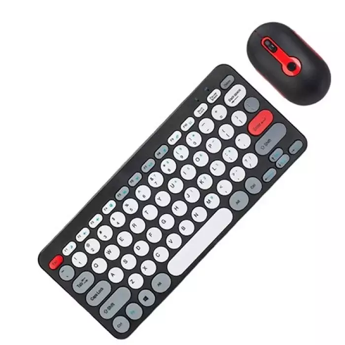 JEDEL WS681 Mini Stylish Wireless Gaming Keyboard Mouse Combo