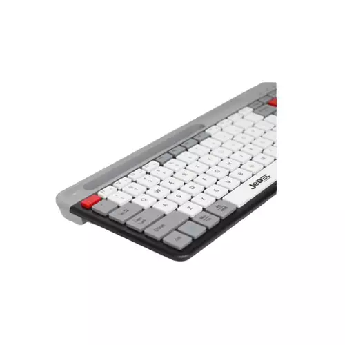 Jedel K37 Wired Slim 100 key Chocolate Keyboard With Mobilephone Holder-gallery-4