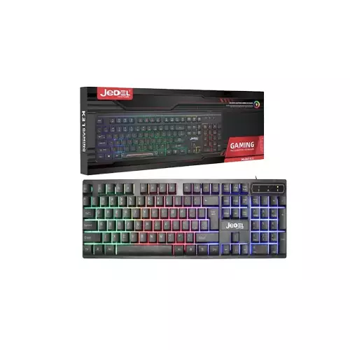 JEDEL K31 USB Wired 104 key LED Lighting Gaming Illuminated Keyboard-gallery-2
