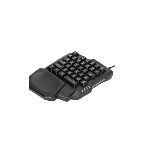 Jedel K601 RGB Portable Mini 35 Keys Single Hand Wired Gaming Keyboard-2